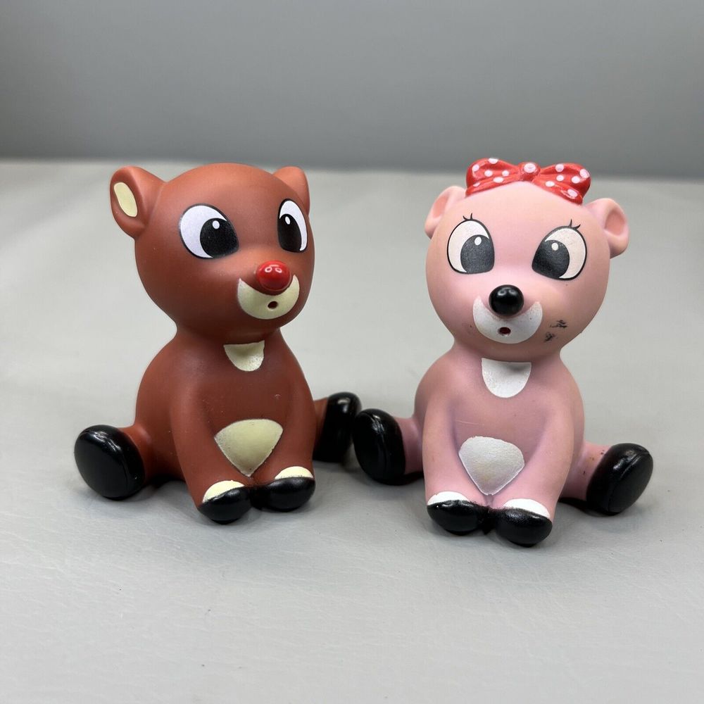 Rashti & Rashti Rudolph the Red Nosed Reindeer Clarice Rubber Squirt Bath Toy